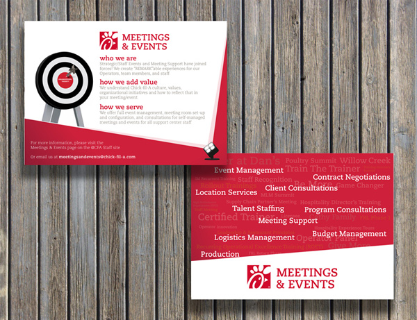 Meetings & Events Postcard